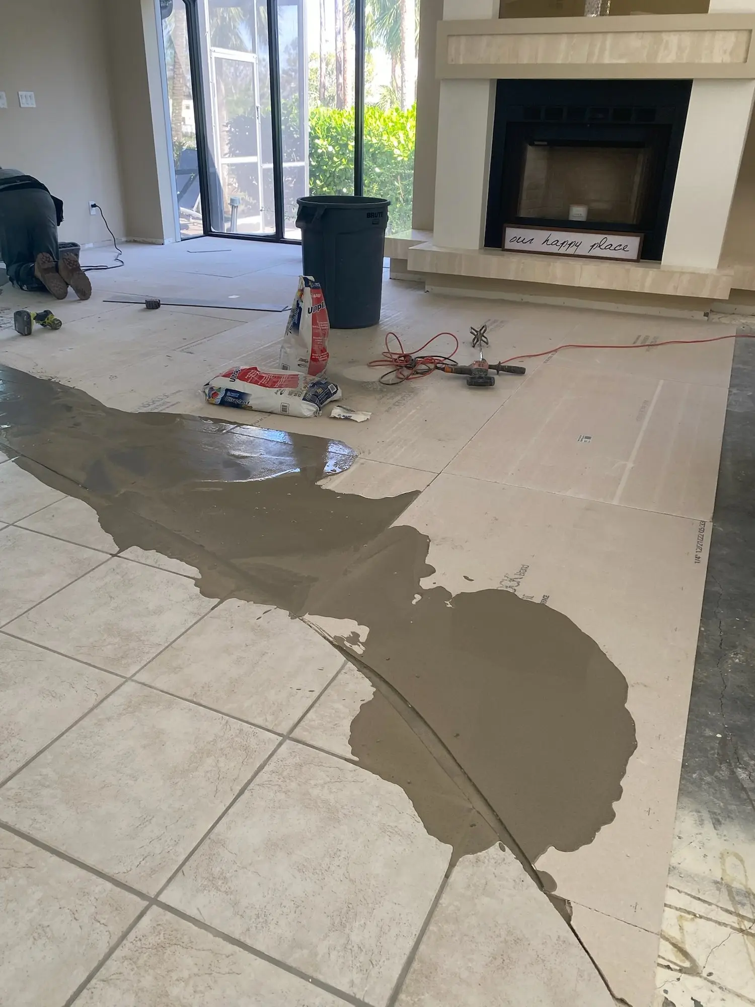 Removal & leveling by Rauen Floor