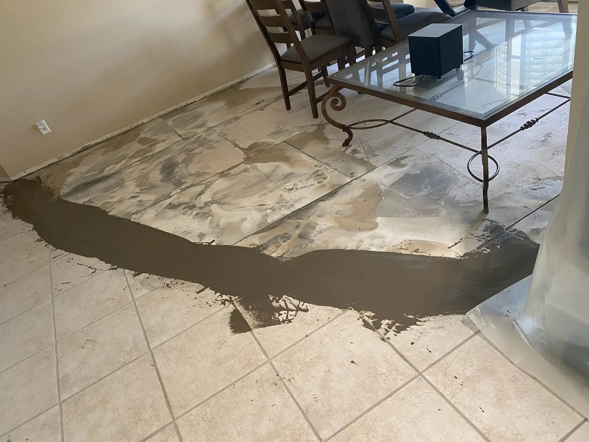 Removal & leveling by Rauen Floor